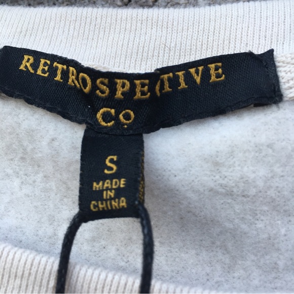 Retrospective Co. Women’s “The Snuggle Is Real” Dog Sweatshirt Size Small New - Picture 7 of 8